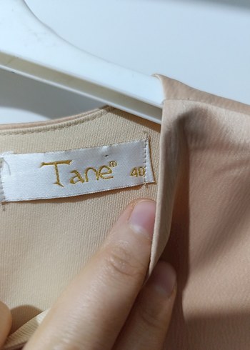 Bej Drapeli Kadın Uzun Elbise - Görsel 6