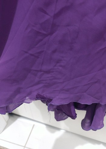 mor abiye elbise - Görsel 8