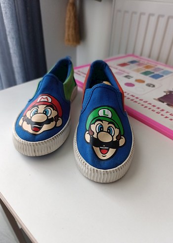 H&M Süper Mario Bağcıksız Çocuk Spor Ayakkabı - Görsel 2