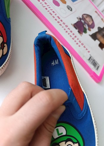 H&M Süper Mario Bağcıksız Çocuk Spor Ayakkabı - Görsel 7