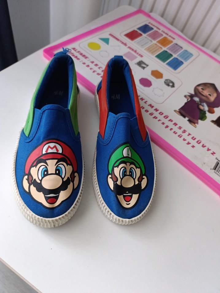 H&M Süper Mario Bağcıksız Çocuk Spor Ayakkabı - Görsel 3