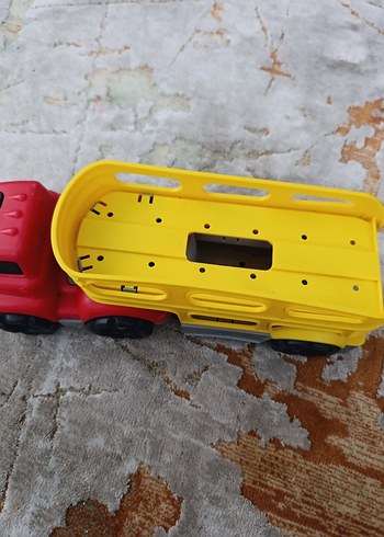 Sarı Renkli Oyuncak Kamyon - Görsel 3