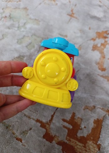 Renkli İtme Düğmeli Oyuncak Tren - Görsel 2