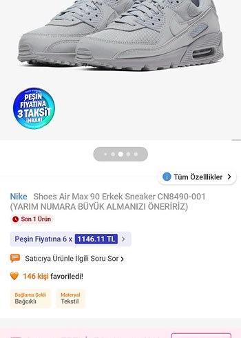 Nike Air Max 90 Erkek Sneaker Sehir Stiline Modern Dokunus