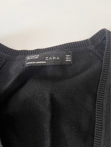 m Beden siyah Renk Zara hırka