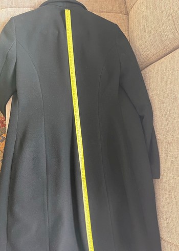 Siyah Düğmeli Klasik Kaban - Görsel 7