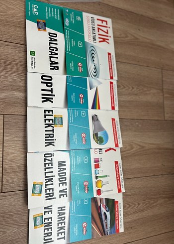 Çap TYT AYT Fasikülleri Seti - Elektrik, Optik, Madde ve Enerj