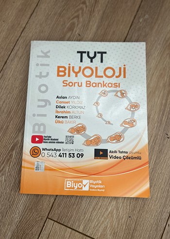 TYT Biyoloji Soru Bankası - Biyotik Yayınları