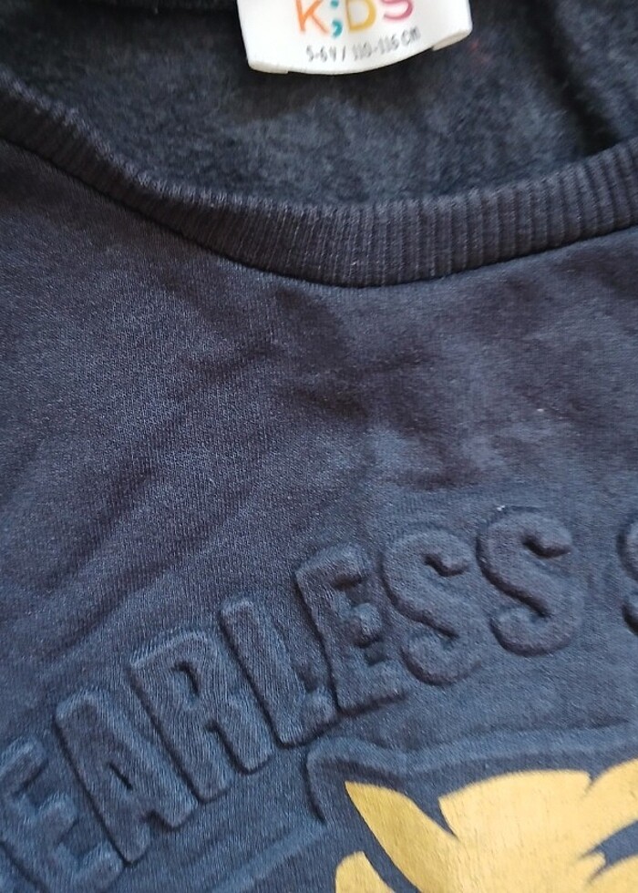 Gri renkli temiz kullanildi pamuklu kışlık sweatshirt - Görsel 2