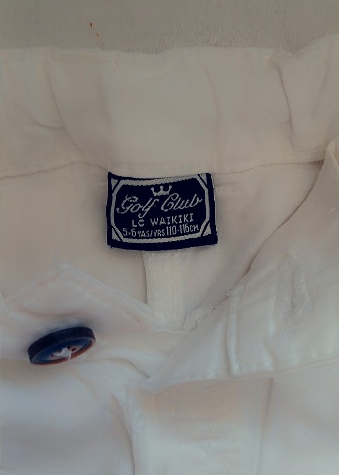 Beyaz golf club model cepleri mavi cizgili - Görsel 2