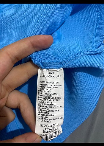 Mavi askili crop - Görsel 5