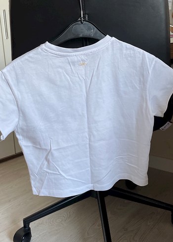 Beyaz Mini Baskılı çocuk tişört - Görsel 3