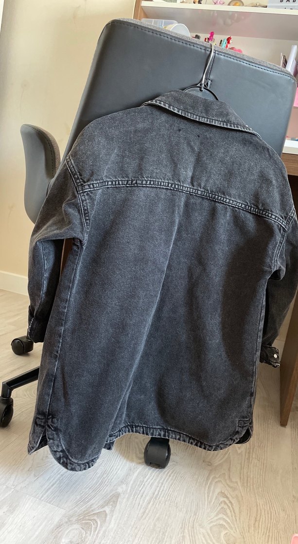 Gömlek modeli kot mont (9 -10 yaş) - Görsel 3