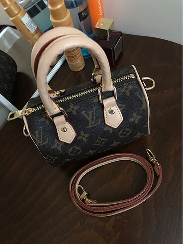 Beden kahverengi Renk LOUIS VUITTON Nano Speedy Mini Sıfır