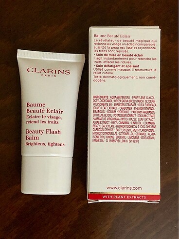 Beden Renk Clarins Beauty Flash Balm Krem Maske Makyaj Bazı