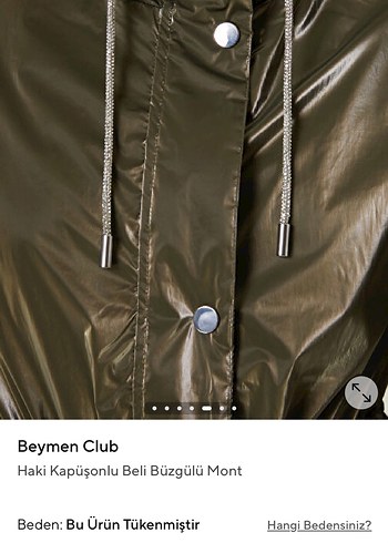 Beymen Club BEYMEN CLUB Kapüşonlu Yagmurluk Mont