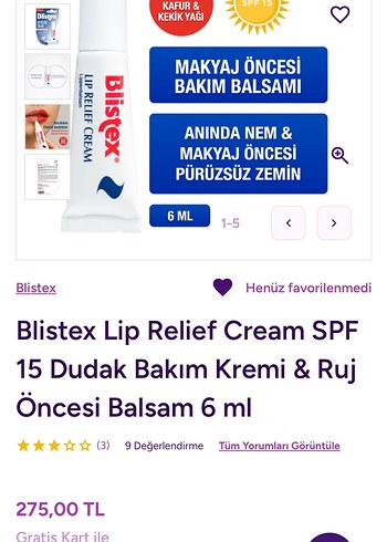 BLISTEX Lip Relief Krem - Görsel 4