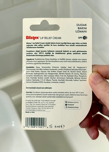 BLISTEX Lip Relief Krem - Görsel 2