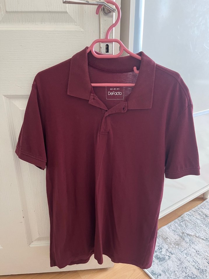 Bordo Polo Tişört — görsel 2/2