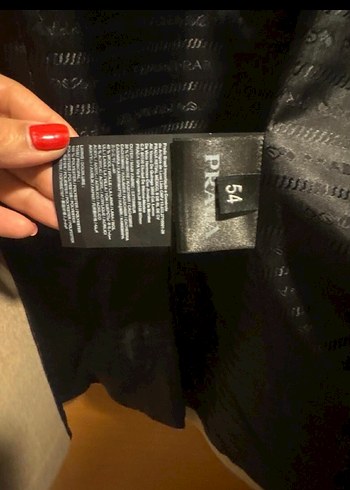 Orijinal Prada Kaşe Palto Az Kullanılmış - Görsel 5