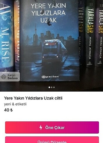 Yere Yakın Yıldızlara Uzak ciltli