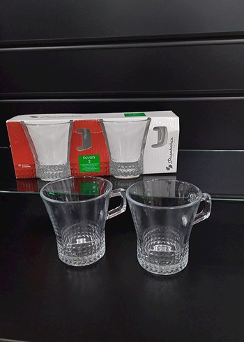 2'li Paşabahçe Kulplu Cam Bardak