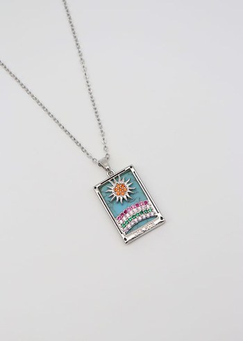 Accessorize Altın Renkli Mini Zincir Detaylı Kolye Tarot