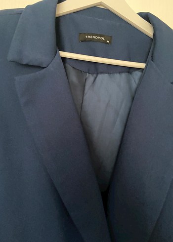Trendyol & Milla Düğmeli Lacivert Kadın Blazer Ceket