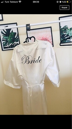 Bride sabahlık