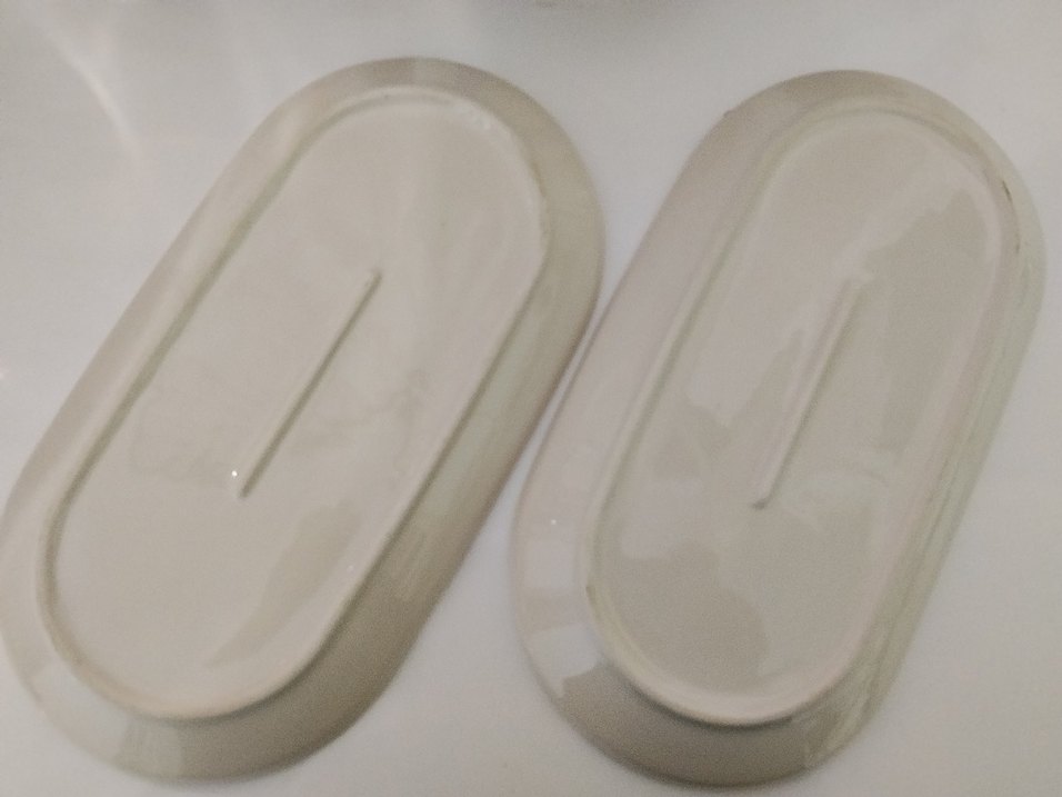 Beyaz Oval Servis Tabağı Seti - Görsel 2