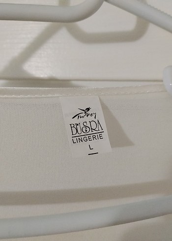 Uzun Beyaz Bohem Kadın Sabahlık - Görsel 5