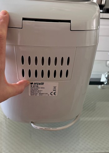 Arçelik Ekmekçim Beyaz Gri Ekmek ve Yoğurt Yapma Makinesi - Görsel 4