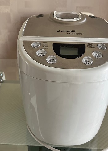 Arçelik Ekmekçim Beyaz Gri Ekmek ve Yoğurt Yapma Makinesi - Görsel 2