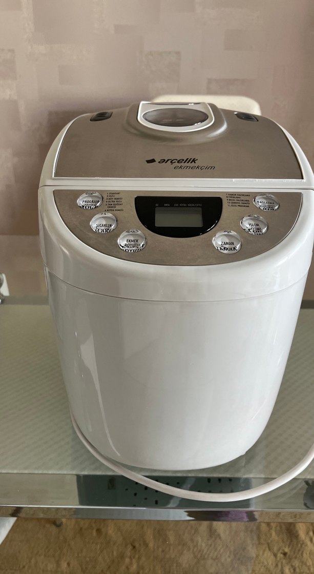 Arçelik Ekmekçim Beyaz Gri Ekmek ve Yoğurt Yapma Makinesi - Görsel 3