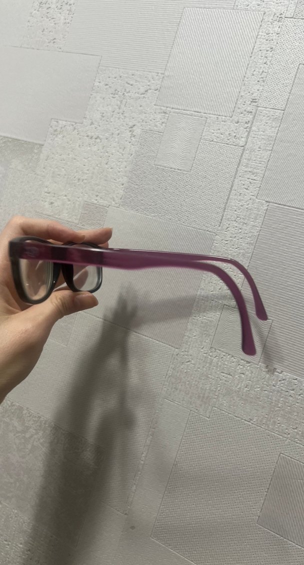 Pembe Siyah Elastik Kadın Gözlüğü - Görsel 2