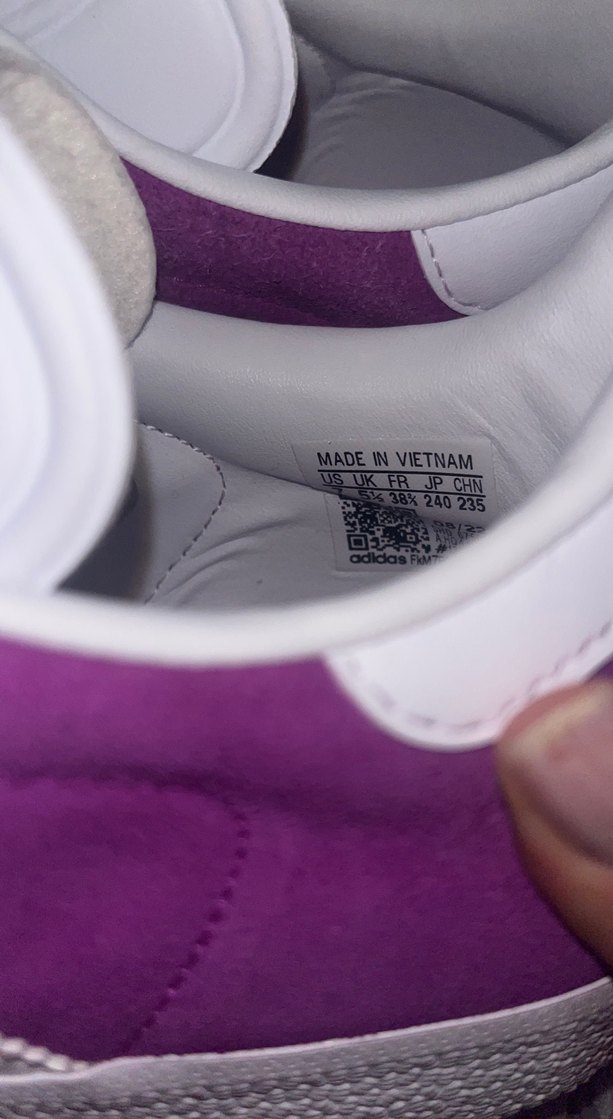 Mor Adidas Gazelle Laced Spor Ayakkabı - Görsel 4