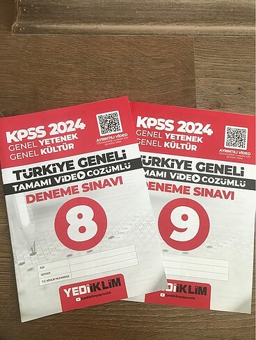 KPSS 2024 Lisans DENEME SINAVLARI 2 ADET