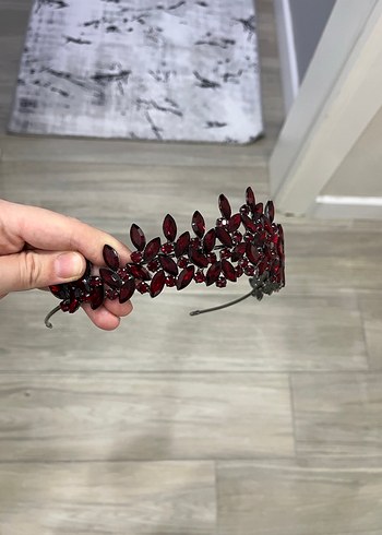 Bordo kına tacı - Görsel 2