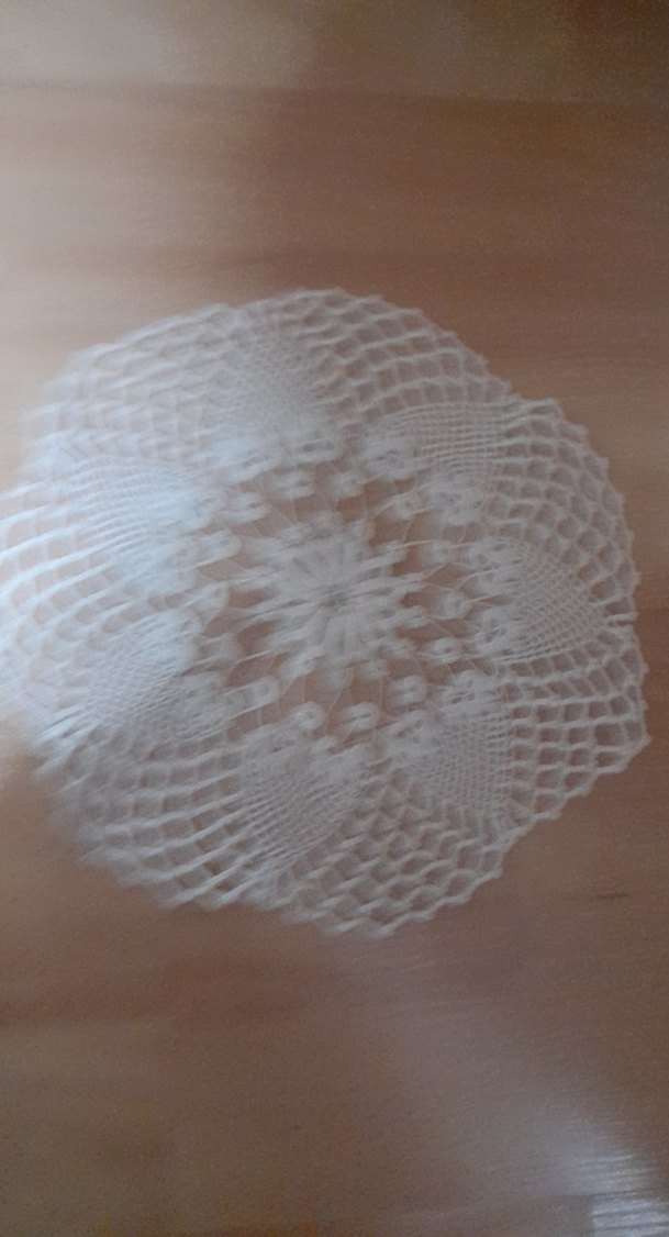 Beyaz El Örgüsü Dantel Masa Örtüsü - Görsel 4