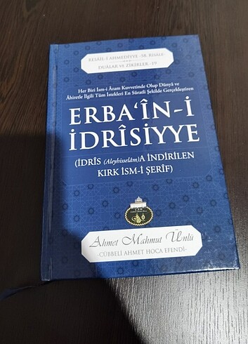Cübbeli Ahmet Hocaefendi Erbaini İdrisiyye