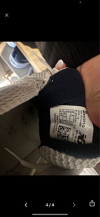 39,5 Beden New Balance ayakkabı