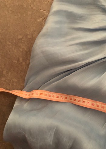 For costume marka Mavi Drapeli Straplez Abiye Elbise - Görsel 6