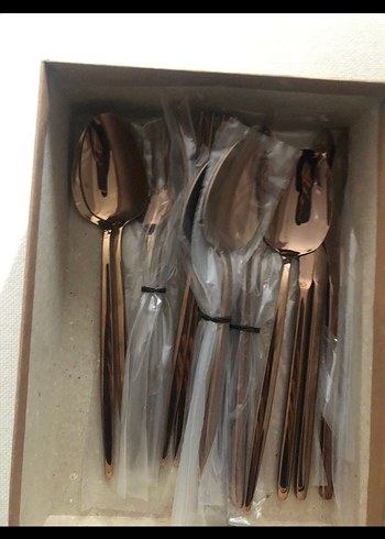 Mudo Concept 18 Parça bakır renkÇatal Kaşık Bıçak Seti - Görsel 2