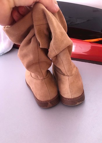 Bej Süet çocuk botu - Görsel 2