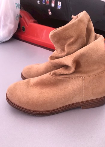 Bej Süet çocuk botu - Görsel 4