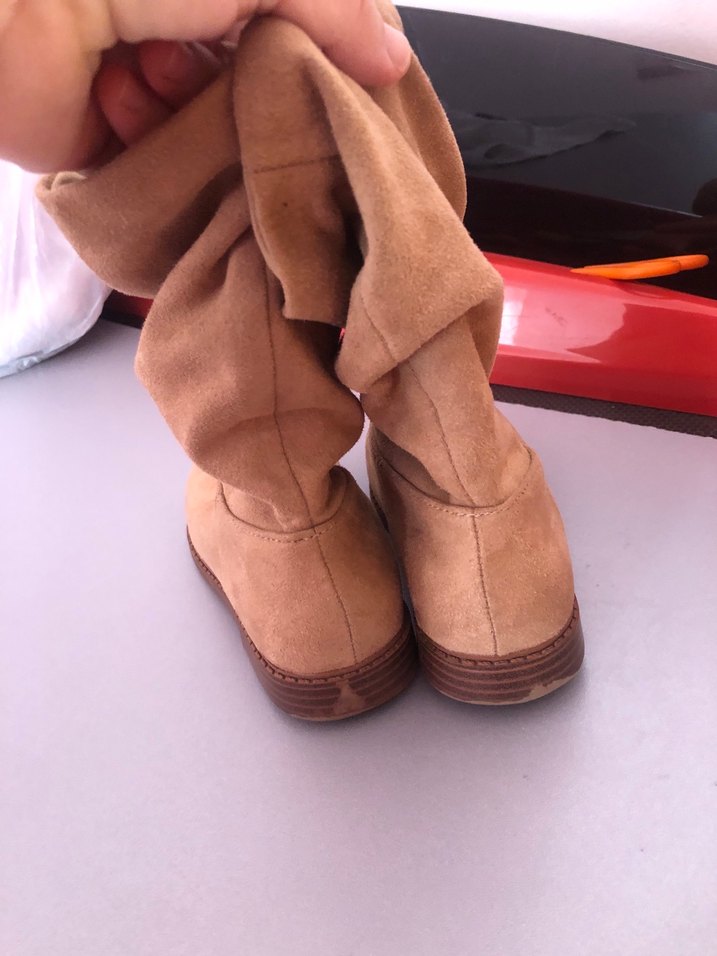 Bej Süet çocuk botu - Görsel 2