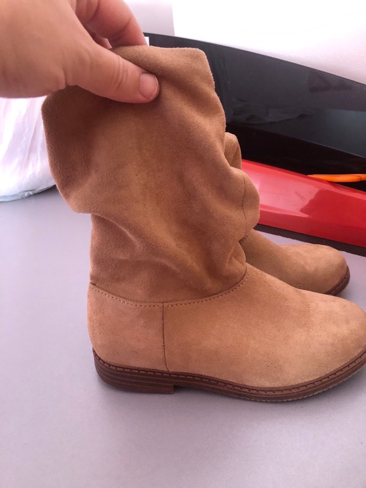 Bej Süet çocuk botu - Görsel 5