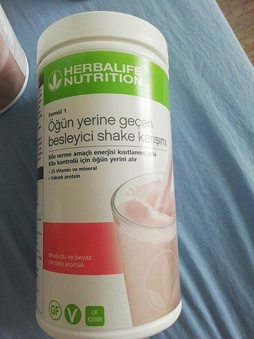 Herbalife shake ahududu ve beyaz cikolata aromalı 