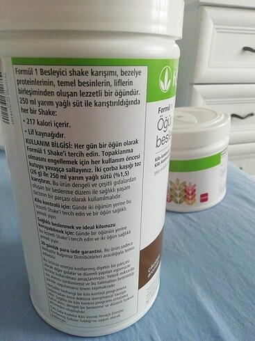Diğer Herbalife shake çikolata aromalı