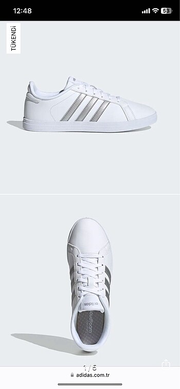 Adidas spor ayakkabi